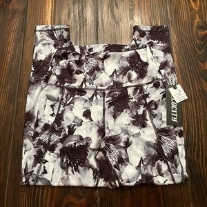 NWT Velocity Floral Full Length High-Rise Legging, Size L